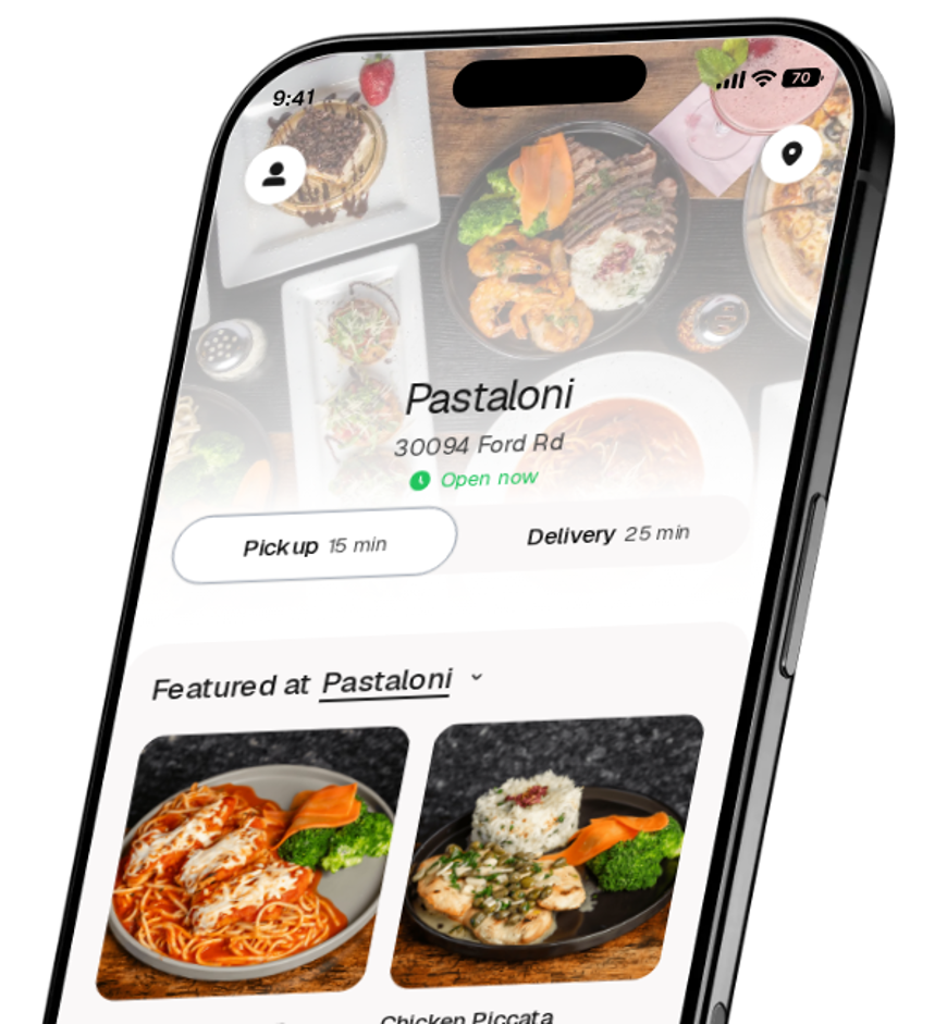 Pastaloni app preview