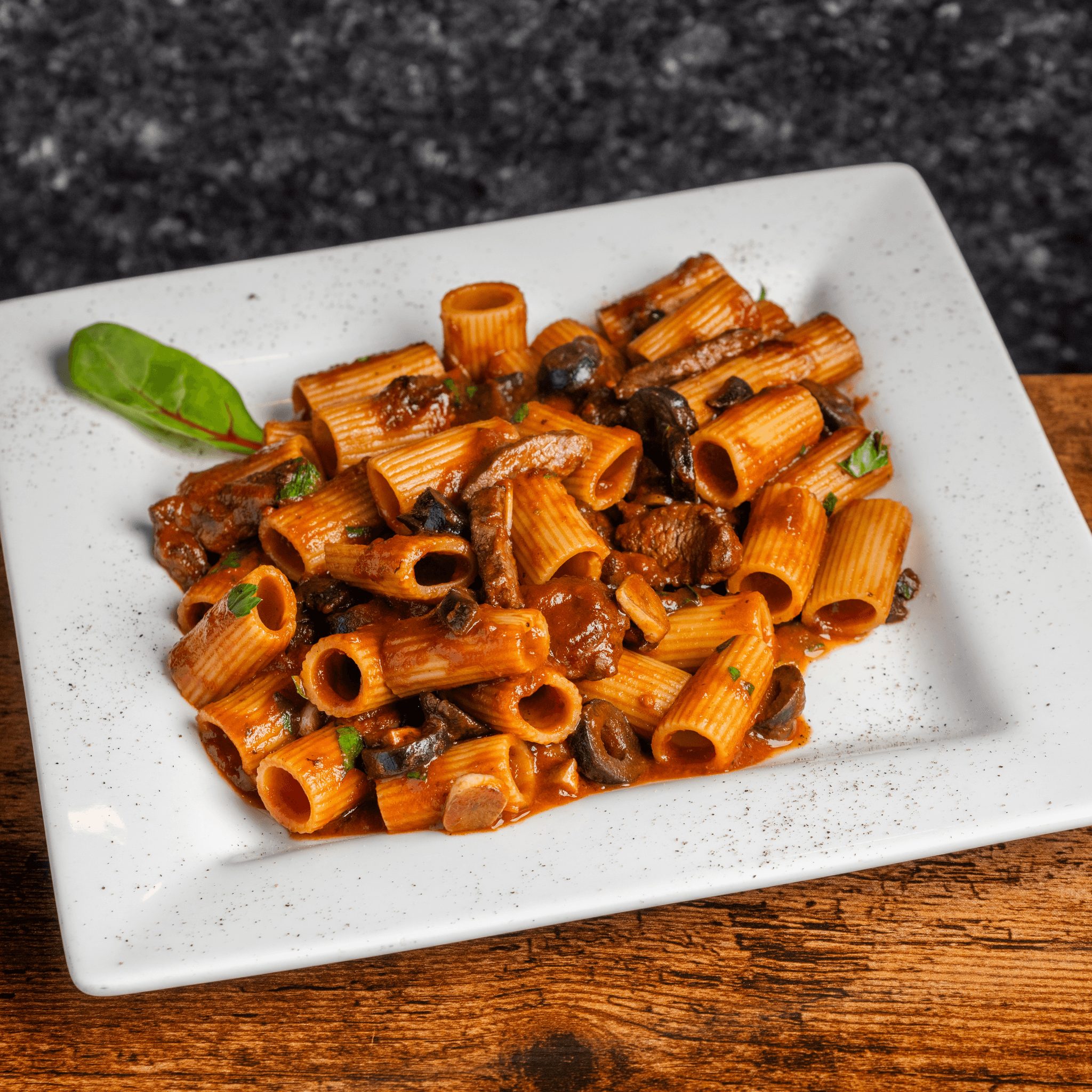 Rigatoni Arrabbiata.