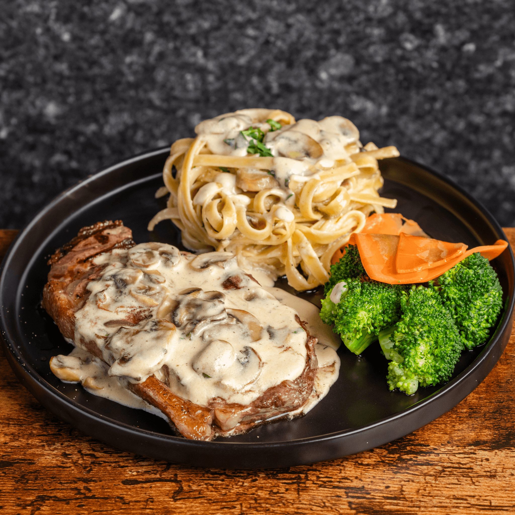 Steak Al Fungi.