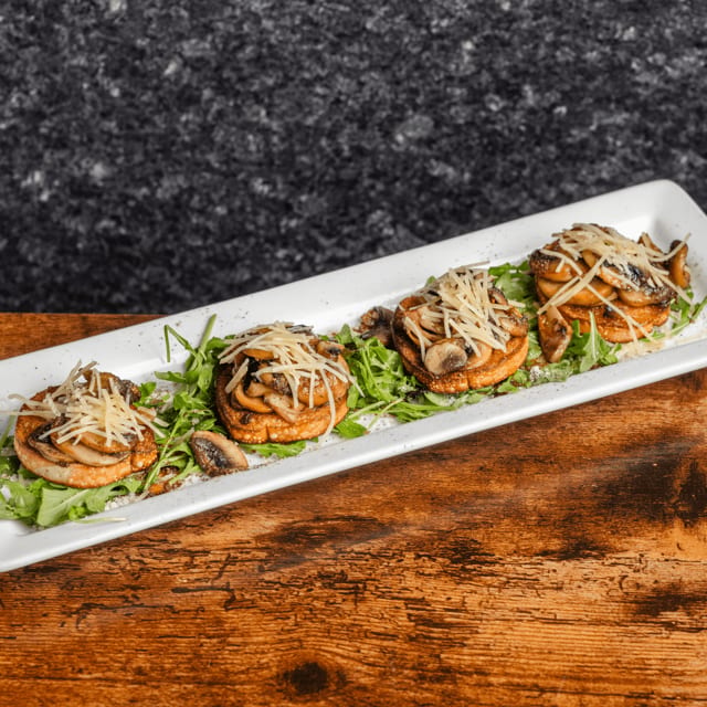 Mushroom Bruschetta.