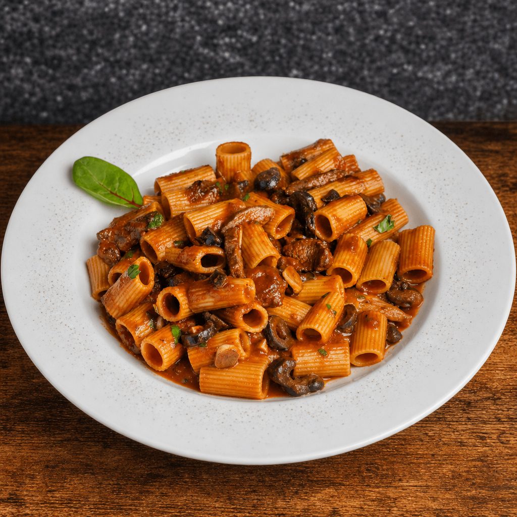 Rigatoni Arrabbiata.