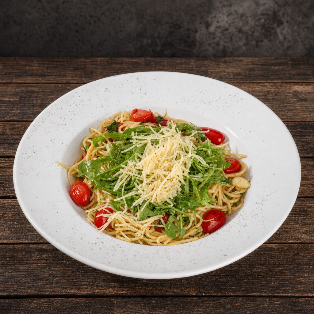 Spaghetti Con Aglio E Olio.