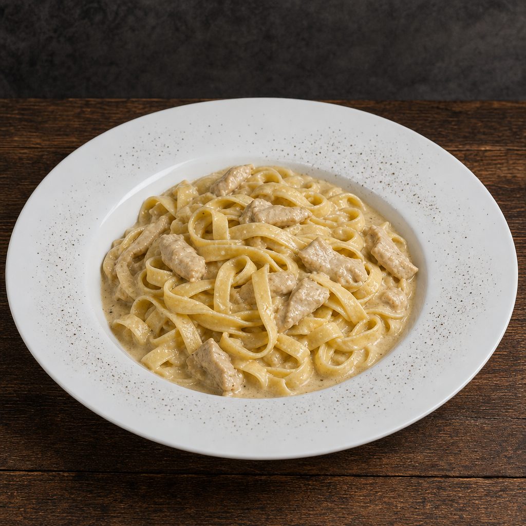 Fettuccine Alfredo.